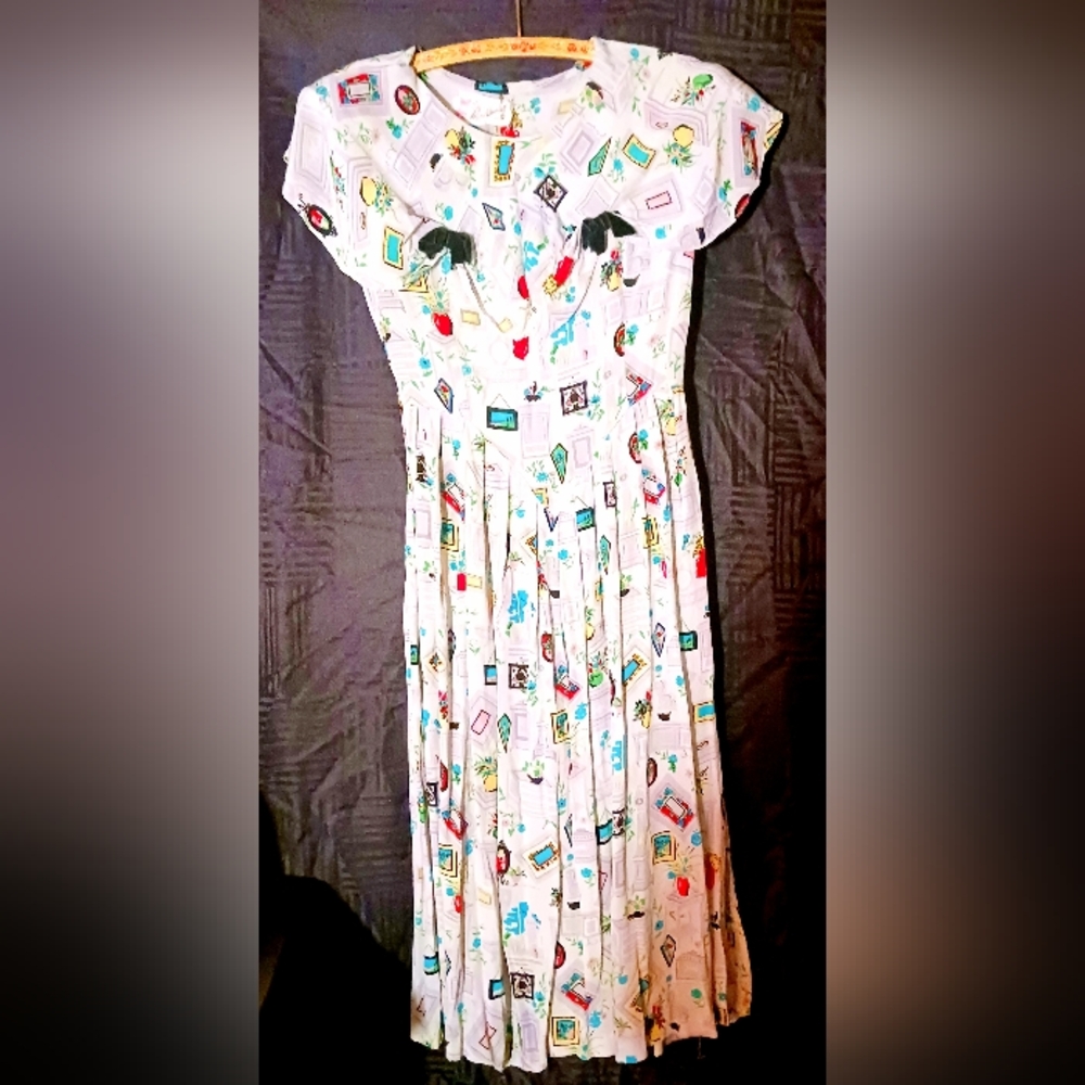 Colorful Patterned Maxi Dress